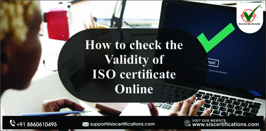 How to check the Validity of ISO Certificate Online