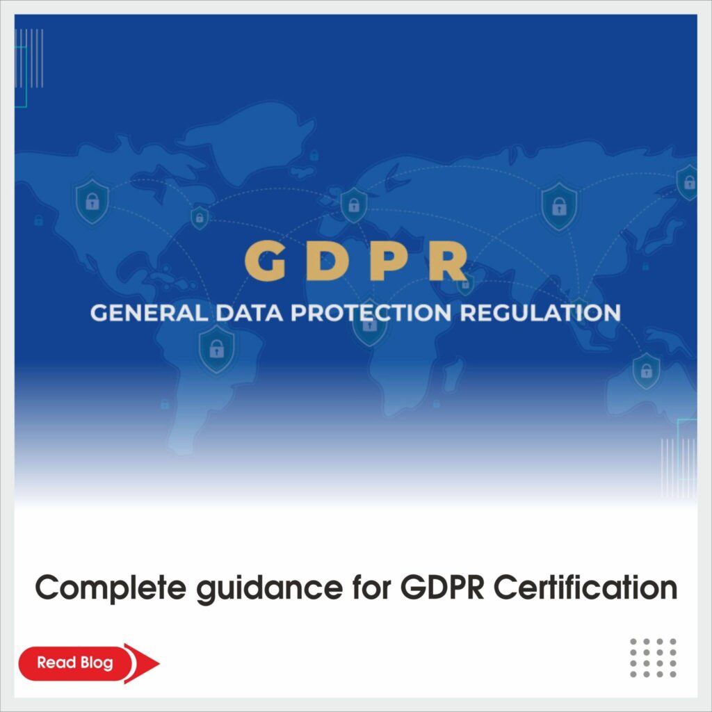 Complete Guidance for GDPR Certification
